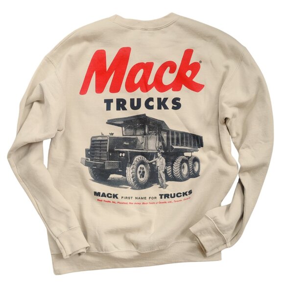 Mack Other - NWT MACK Trucks Graphic Sweatshirt Mens Retro Workwear Crewneck - Size Medium